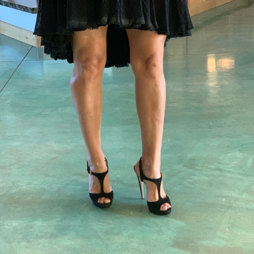 Prada Suede Heels